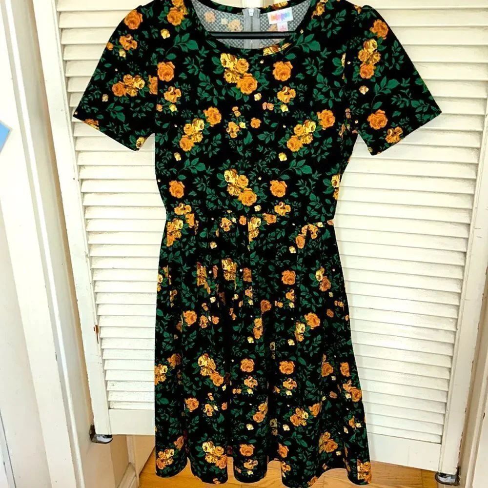 Chic 2 Pockets 💳💷💄Travel ✈️ 🛳️ Dress 👗 No Wrinkles Fit&Flare Stretch Comfy